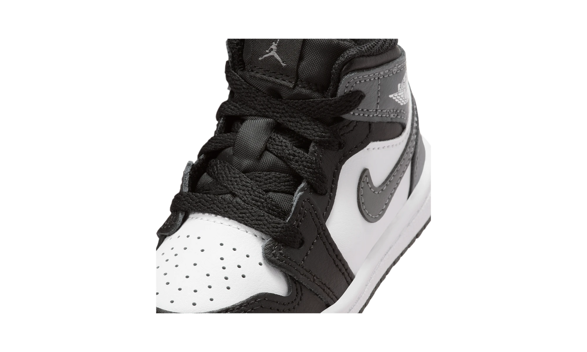 Air Jordan 1 Mid Black White Iron Grey (TD)