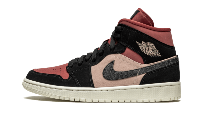 Air Jordan 1 Mid Canyon Rust, Particle Beige/Black-Canyon Rust-Sail (BQ6472-202)