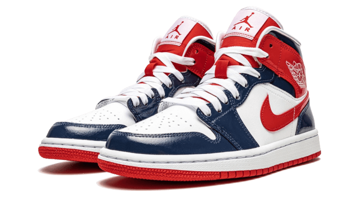 Air Jordan 1 Mid Champ Colors, Midnight Navy/University Red (DJ5984-400)