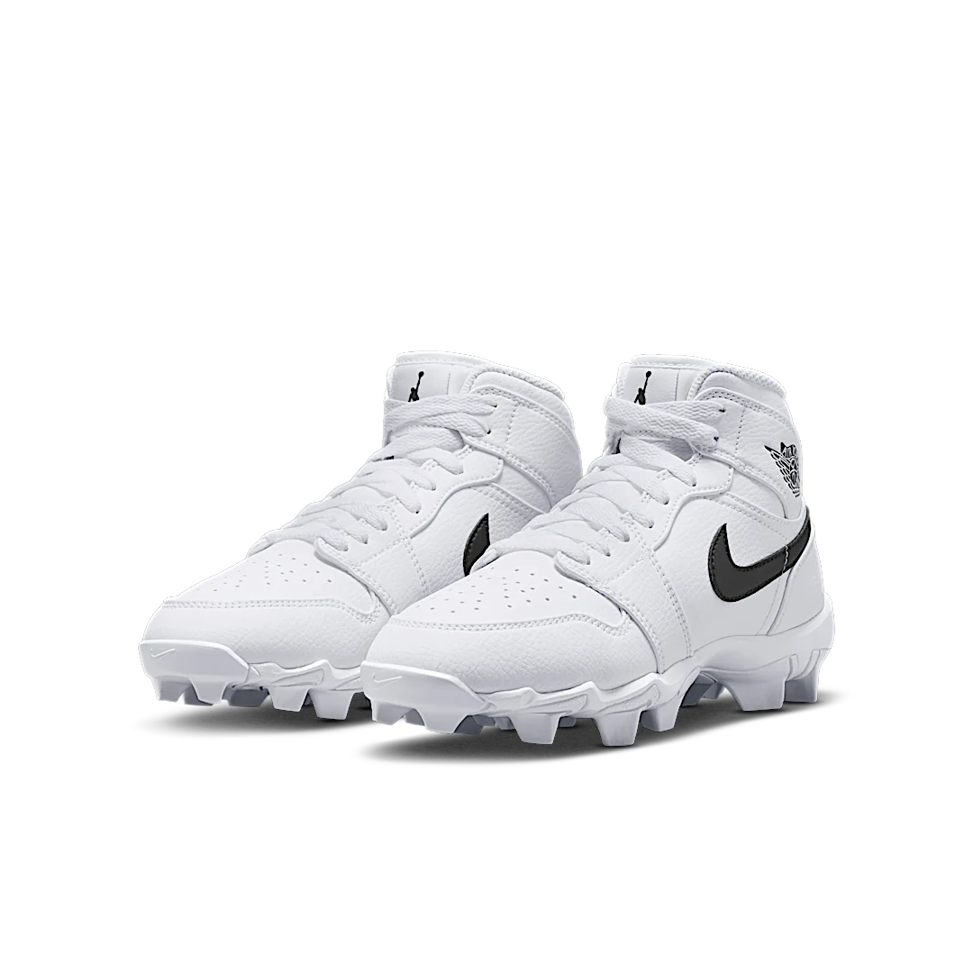 Air Jordan 1 Mid Cleat White Black