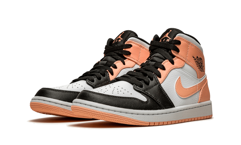 Air Jordan 1 Mid Arctic Orange Black Toe