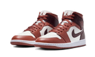 Air Jordan 1 Mid Dusty Peach Night Maroon, Dusty Peach/Sail/White/Night Maroon (BQ6472-200)