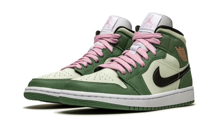 Air Jordan 1 Mid Dutch Green, Dutch Green/Black-Barely Green (CZ0774-300)