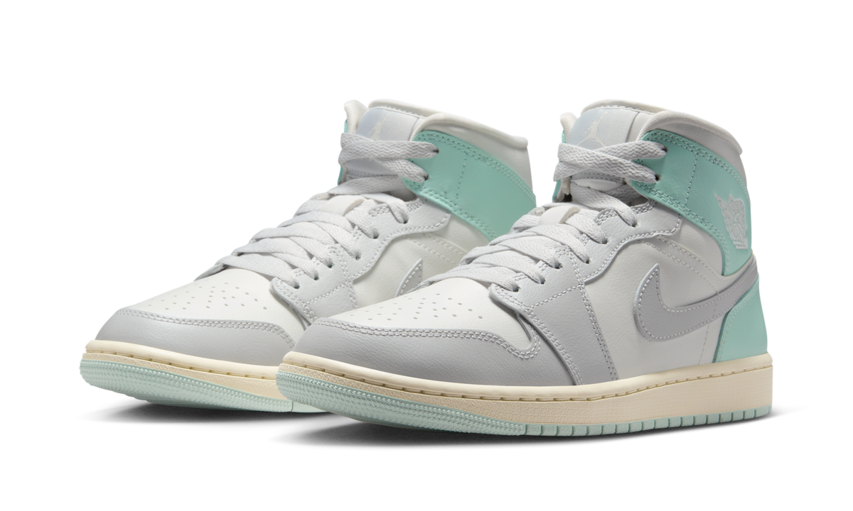 Air Jordan 1 Mid Football Grey Igloo