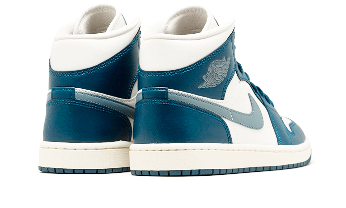 Air Jordan 1 Mid French Blue, Sky J French Blue/Sail/Ozone Blue (BQ6472-414)