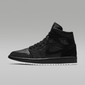 Air Jordan 1 Mid Glitter Black