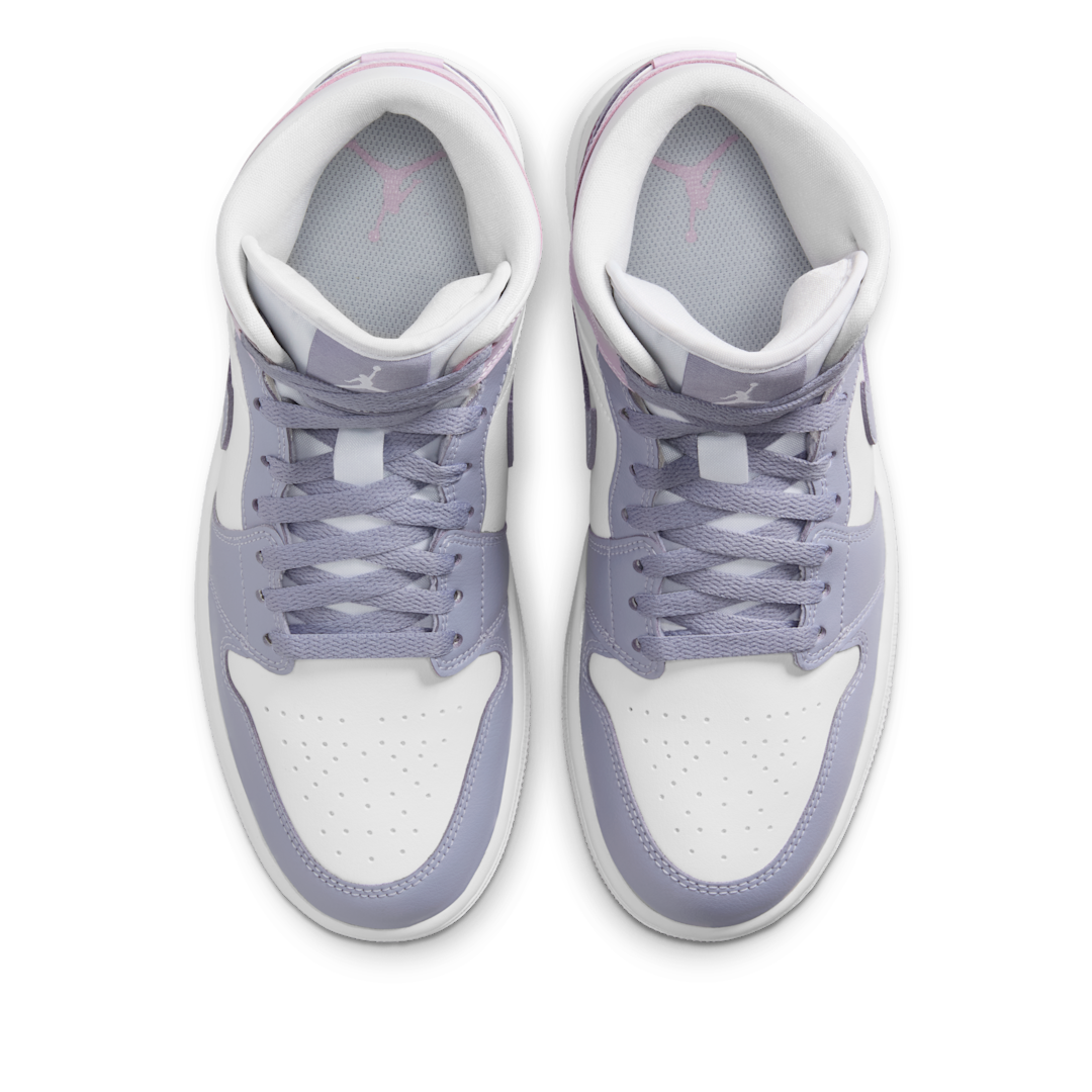 Air Jordan 1 Mid Indigo Haze Doll White - Sneak