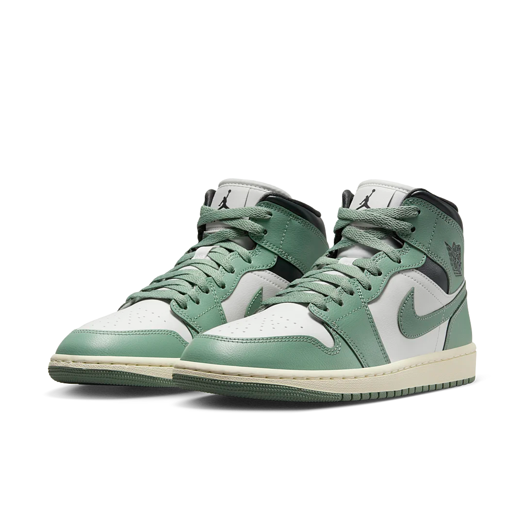 Air Jordan 1 Mid Jade Smoke, Anthracite/Jade Smoke/Sail/Legend Sand (BQ6472-130)