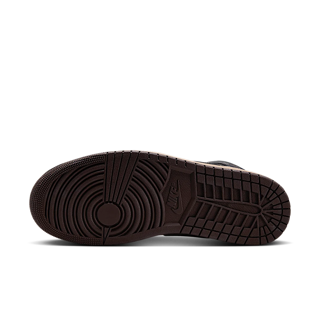 Air Jordan 1 Mid Khaki Baroque Brown, Khaki/Black/Baroque Brown/Gum (HV6422-200)