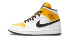 Air Jordan 1 Mid Laser Orange, White/White-Laser Orange (BQ6472-107)