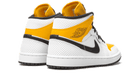 Air Jordan 1 Mid Laser Orange, White/White-Laser Orange (BQ6472-107)