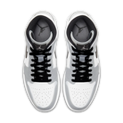 Air Jordan 1 Mid Light Smoke Grey, Light Smoke Grey/Black-White (554724-092 / 554725-092)