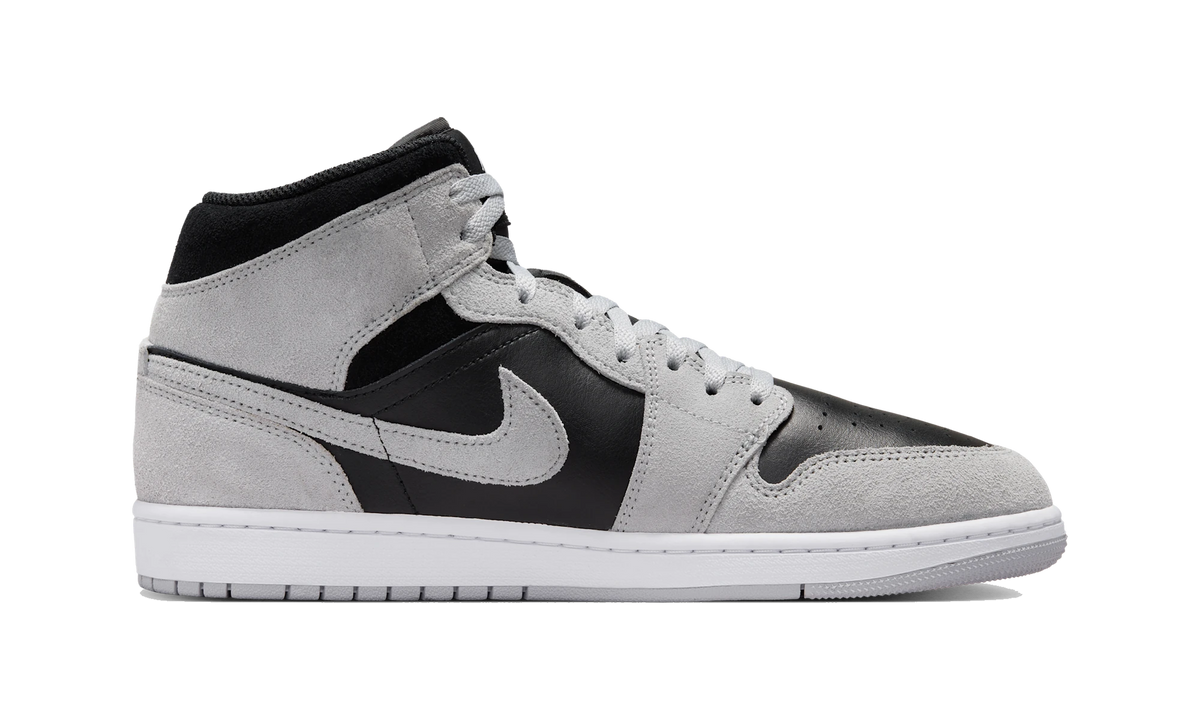 Air Jordan 1 Mid Light Smoke Grey Black