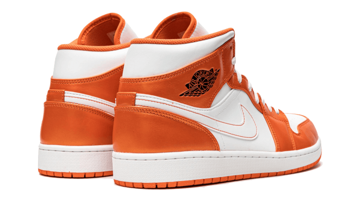 Air Jordan 1 Mid Metallic Orange, Electro Orange/Black-White (DM3531-800)