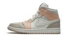 Air Jordan 1 Mid Milan, Sail/Light Bone-String-Shimmer (CV3044-100)