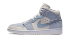 Air Jordan 1 Mid Mixed Textures Blue, Sail/Blue (DA4666-100)