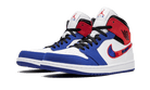 Air Jordan 1 Mid Multi-Color Swoosh, White/Game Royal-Gym Red-Black (852542-146 / BQ6931-146)