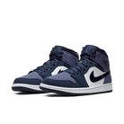 Air Jordan 1 Mid Obsidian Sanded Purple, Obsidian/Sanded Purple-White (554724-445)