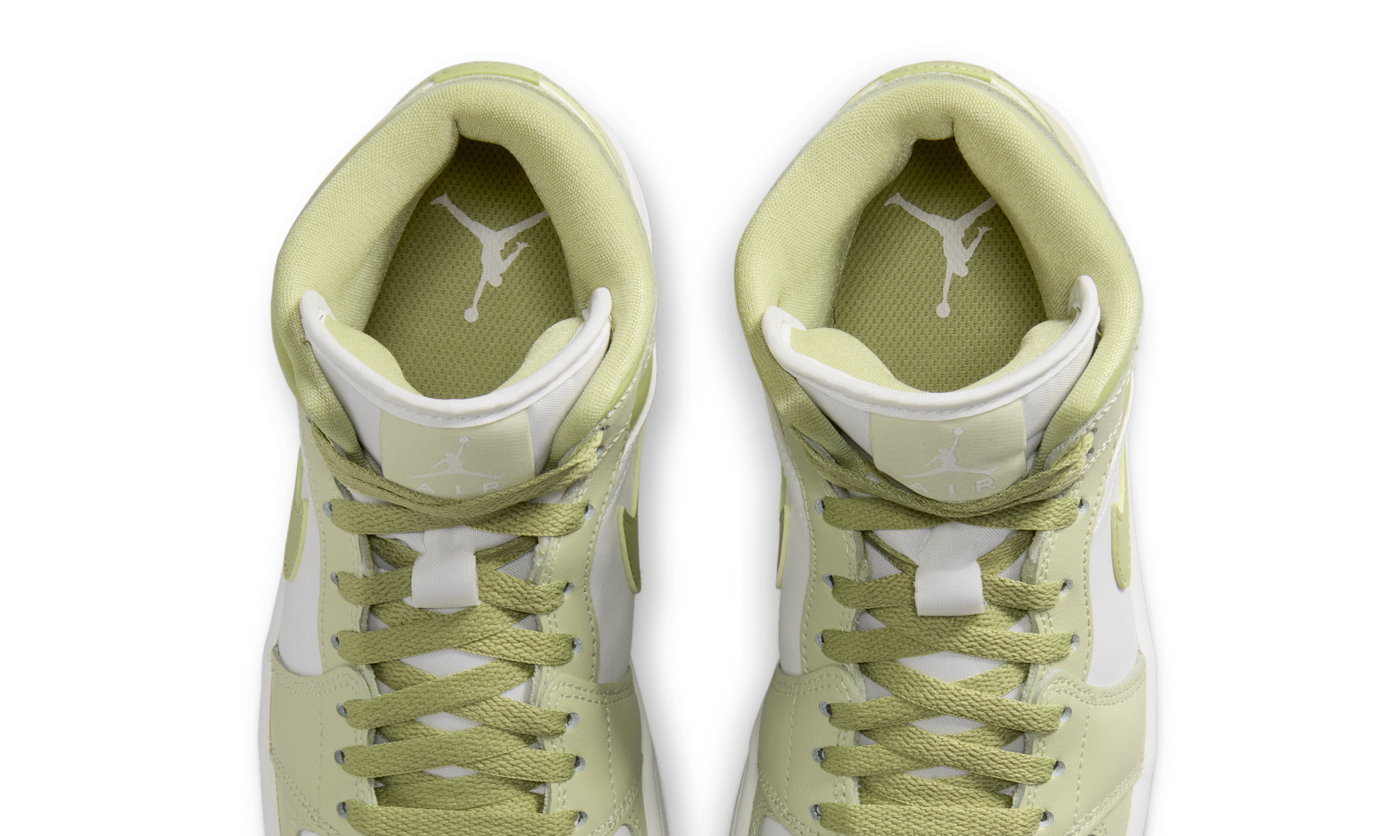 Air Jordan 1 Mid Olive Aura Lawn