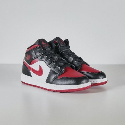 Air Jordan 1 Mid Patent Bred Toe