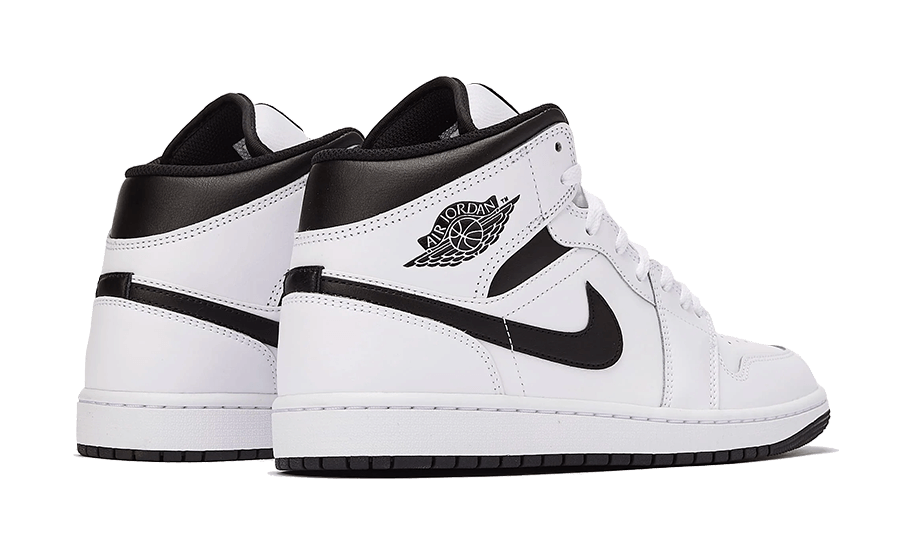 Air Jordan 1 Mid Reverse Panda, White/Black/White/Black (DQ8426-132 / DQ8423-132)