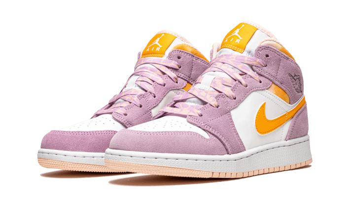 Air Jordan 1 Mid SE Arctic Pink, Light Arctic Pink/University Gold-White (DC9517-600)