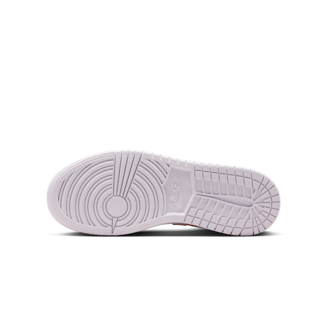 Air Jordan 1 Mid SE Barely Grape Iridescent Swoosh - Sneak