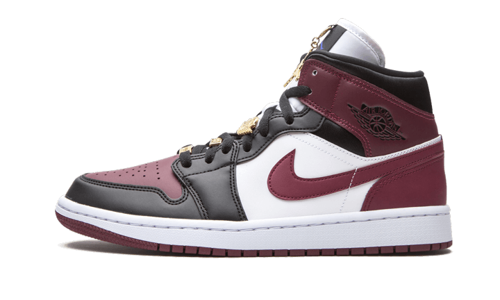 Air Jordan 1 Mid SE Black Dark Beetroot, Black/Dark Beetroot-White (CZ4385-016)