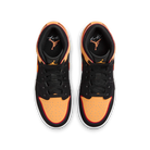 Air Jordan 1 Mid SE Black Vivid Orange, Black/Cardinal Red/White/Vivid Orange (FJ4924-008)