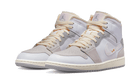 Air Jordan 1 Mid SE Craft Inside Out White Grey, White/Phantom Grey/Sail/Orange (DM9652-100)