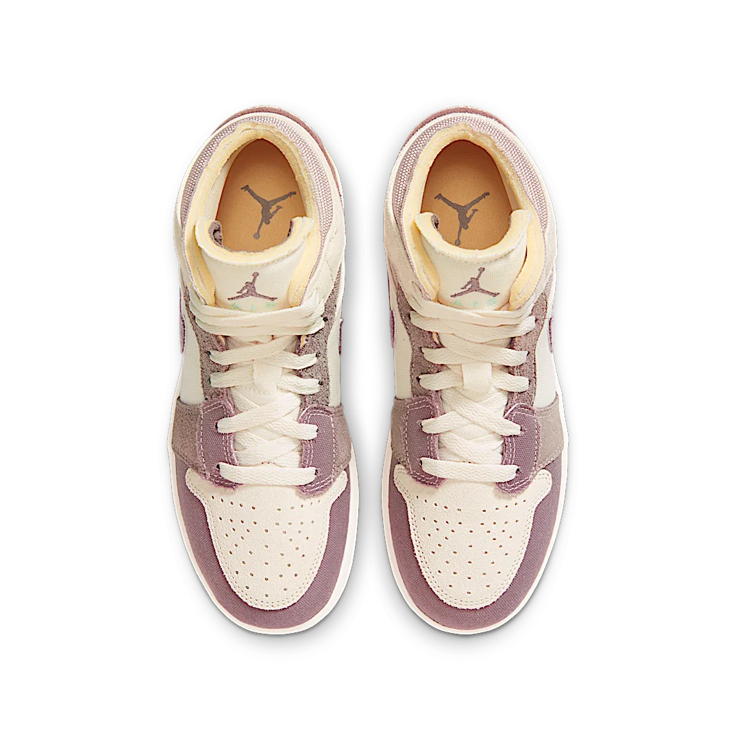 Air Jordan 1 Mid SE Craft Taupe Haze, Sail/Taupe Haze/Fossil Stone/Celestial Gold/Muslin (DZ4466-102)