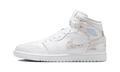 Air Jordan 1 Mid SE Distressed White Field Silver