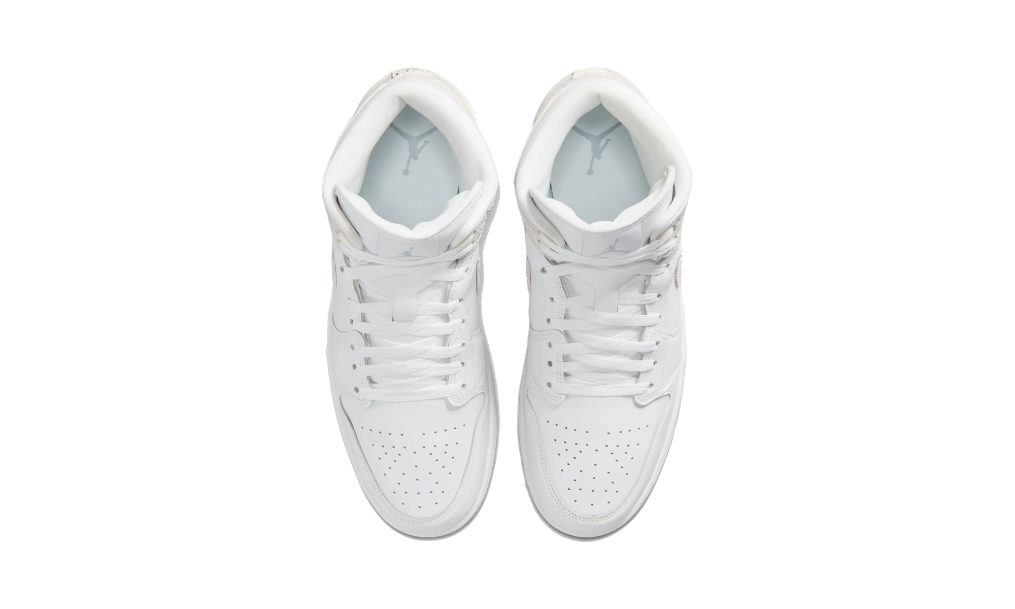 Air Jordan 1 Mid SE Distressed White Field Silver