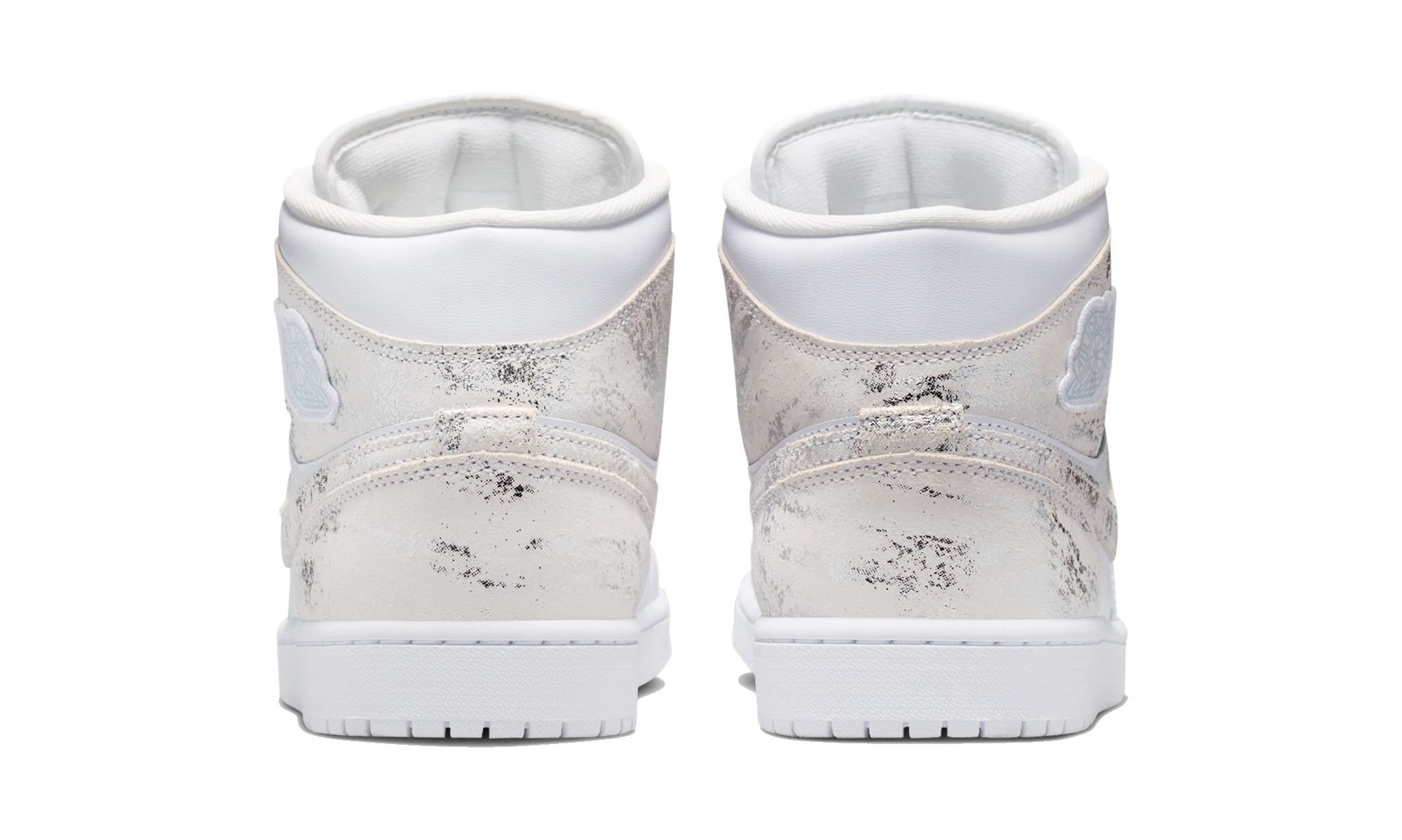 Air Jordan 1 Mid SE Distressed White Field Silver