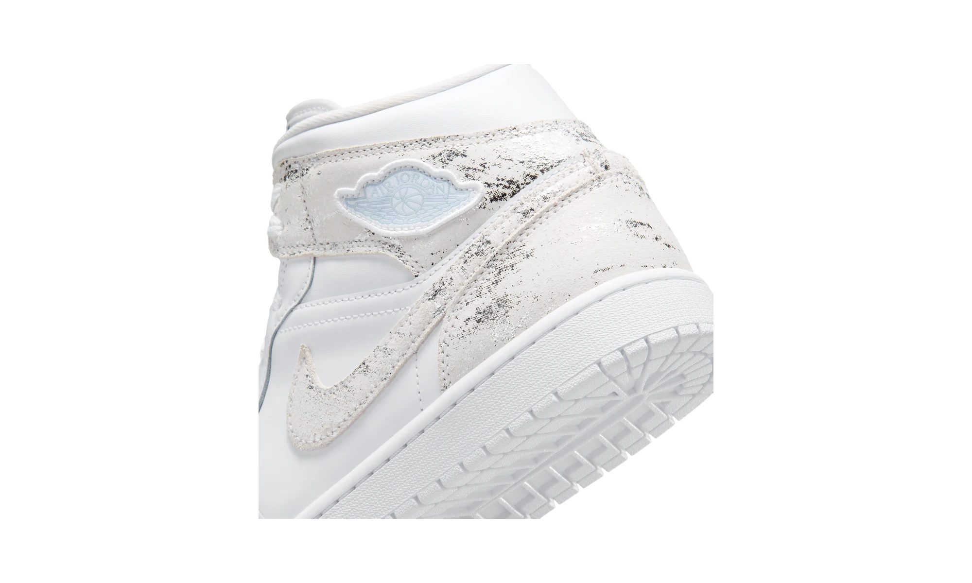 Air Jordan 1 Mid SE Distressed White Field Silver