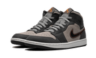 Air Jordan 1 Mid SE Night Stadium, Night Stadium/Black-Flat Pewter-Total Orange-Neutral Grey (FQ8338-017)