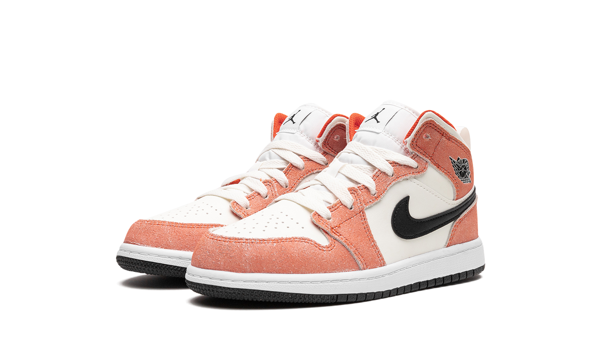 Air Jordan 1 Mid SE Orange Suede (PS)