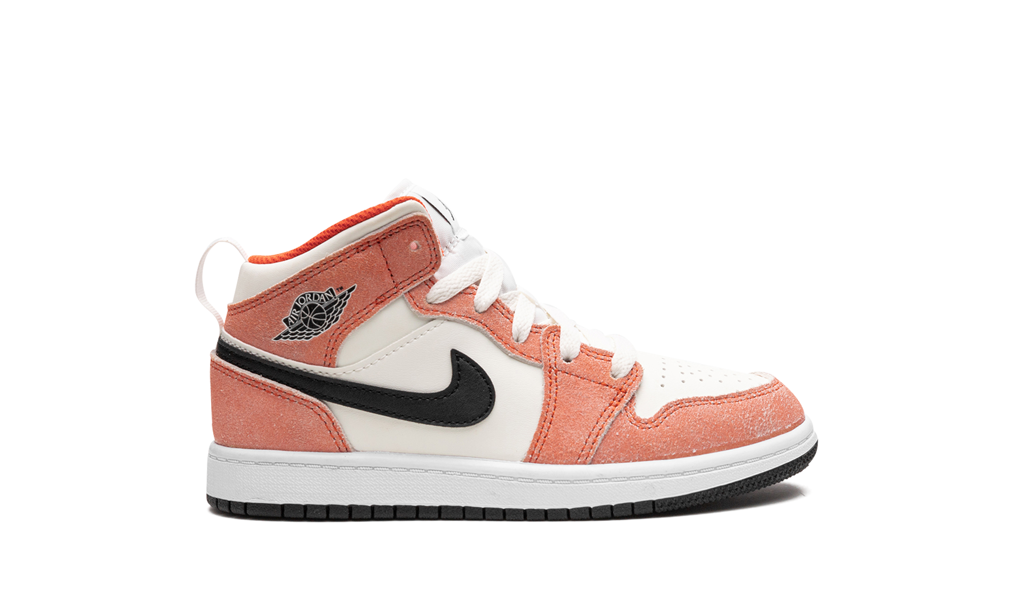Air Jordan 1 Mid SE Orange Suede (PS)