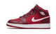 Air Jordan 1 Mid SE Red Quilt