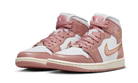 Air Jordan 1 Mid SE Red Stardust, Red Stardust/White/Sail/Metallic Copper (FB9892-670)