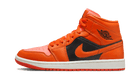 Air Jordan 1 Mid SE Rush Orange Crimson Bliss, Crimson Bliss/Rush Orange/Black/Sail (DM3381-600)