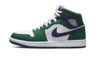 Air Jordan 1 Mid SE Seahawks, Noble Green/White/Midnight Navy (DZ5326-300)