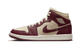 Air Jordan 1 Mid SE Split Beach Cherrywood Red