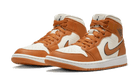 Air Jordan 1 Mid SE Sport Spice, Coconut Milk/Sport Spice-Black-Sail (DV1302-100)