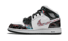 Air Jordan 1 Mid SE Take Flight, White/Bright Crimson-Blue Hero (BQ6931-114)