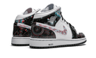 Air Jordan 1 Mid SE Take Flight, White/Bright Crimson-Blue Hero (BQ6931-114)