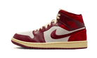 Air Jordan 1 Mid SE Tiki Leaf Team Red, Team Red/University Red-Sail-Muslin (DZ2820-601)