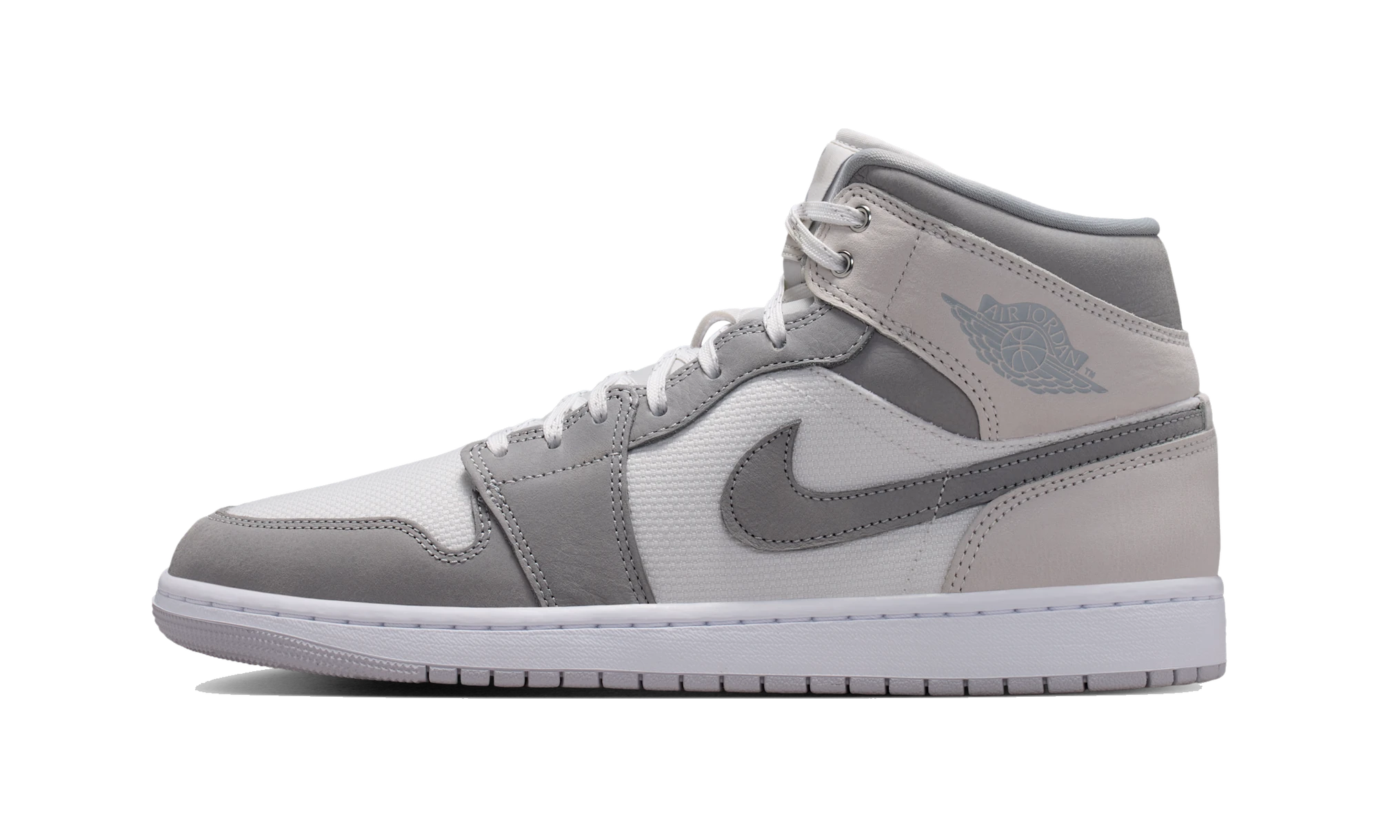 Air Jordan 1 Mid SE White Phantom Sail Light Smoke Grey