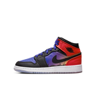 Air Jordan 1 Mid SS Skyline, Concord/Black/University Red/Psychic Purple/Peach Cream/Total Orange (DX4379-400)