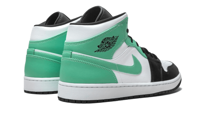 Air Jordan 1 Mid Tropical Twist Igloo, White/Tropical Twist-Black (554725-132)